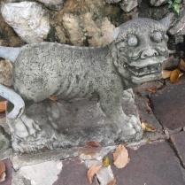 One of the many animal statues at Wat Pho