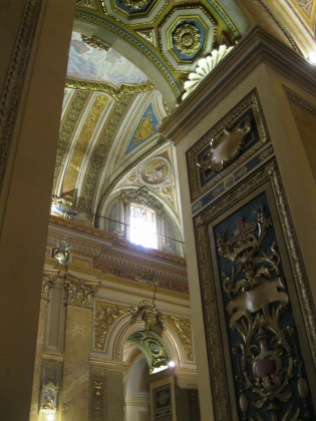 Another view of the baroque interior of Cordoba's cathedral