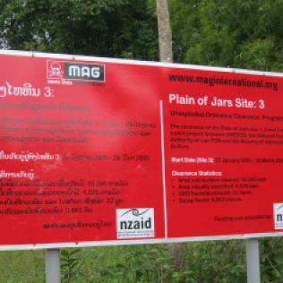 MAG sign at Jar Site 3